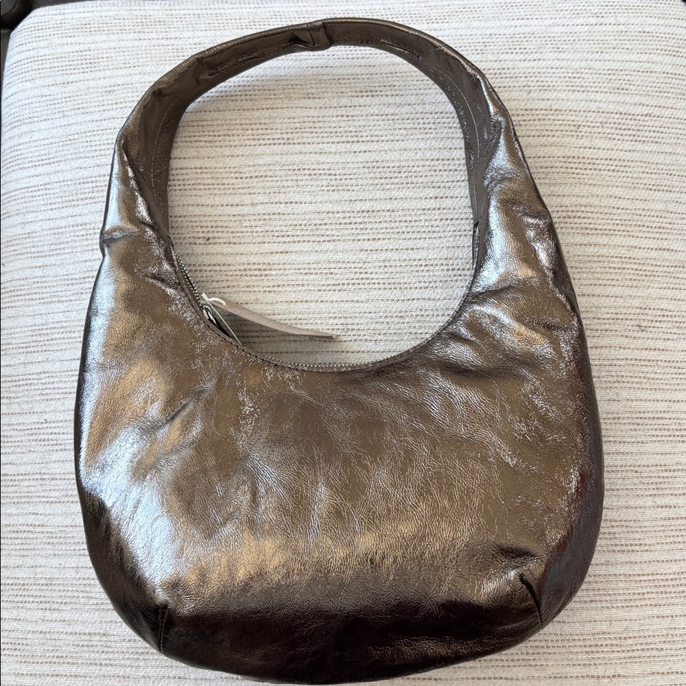 NWT Madewell Gold Leather Mini Bag